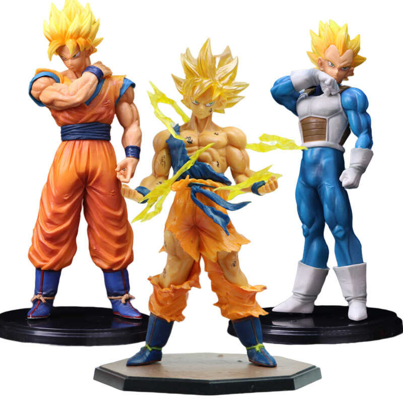 ◆ 18Cm Dragon Ball ซูเปอร์สายยัน Bejita ตุ๊กตาอะนิเมะ Goku Action Fig