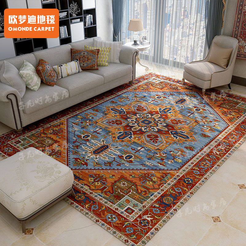 American living room coffee table carpet Persian carpet coffee table carpet Homestay bedroom size ad