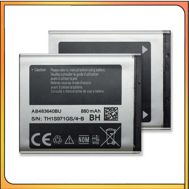 แบตเตอรี่ AB483640BU สำหรับ Samsung J600 J608 C3050C S7350C F619 C3050 E740 E748 F110 F118 G618