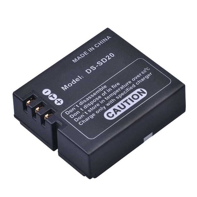 ▥ 1 ชิ้น Ds-Sd20 แบตเตอรี่กล้องสำหรับ AEE Sd18 Sd19 Sd20 Sd21 Sd22 Sd23 ROLLEI 3 4 5 วินาที 952