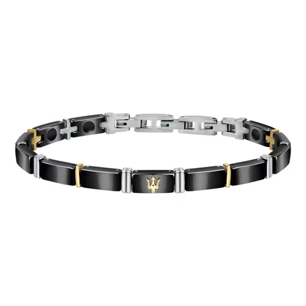 MASERATI รุ่นJM221ATZ03 กำไลข้อมือผู้ชาย CERAMIC 22ซม.