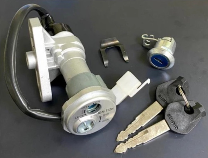 Wmoto WM110 WM 110 สวิตช์หลักชุดยี่ห้อ SUNMO ชุดกุญแจ Kunci ชุดกุญแจ Mainswitch Suis ชุด WM110