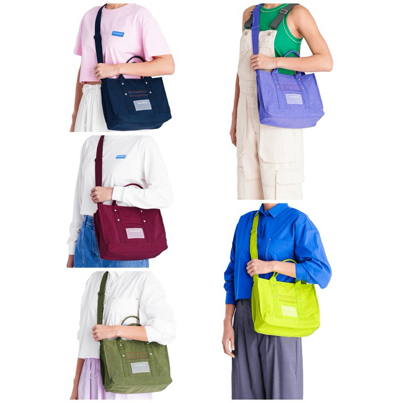 พร้อมส่ง สีใหม่มาเพิ่ม Beyond The Vines BTV กระเป๋า ถือ ผ้าร่ม สะพายข้าง Crunch Carryall 01 ใส่ iPa