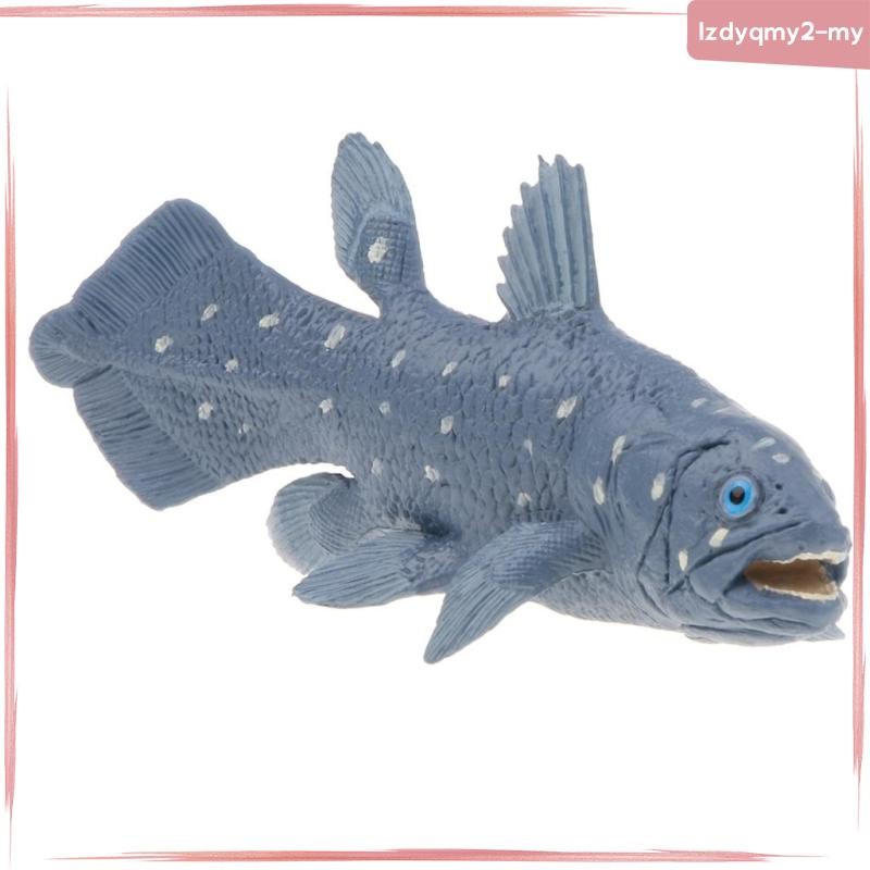 ในสต็อก [Limit Time] 5\" Coelacanth Model Marine Animal Figurine ของเล่นเด็กคอลเลกชัน