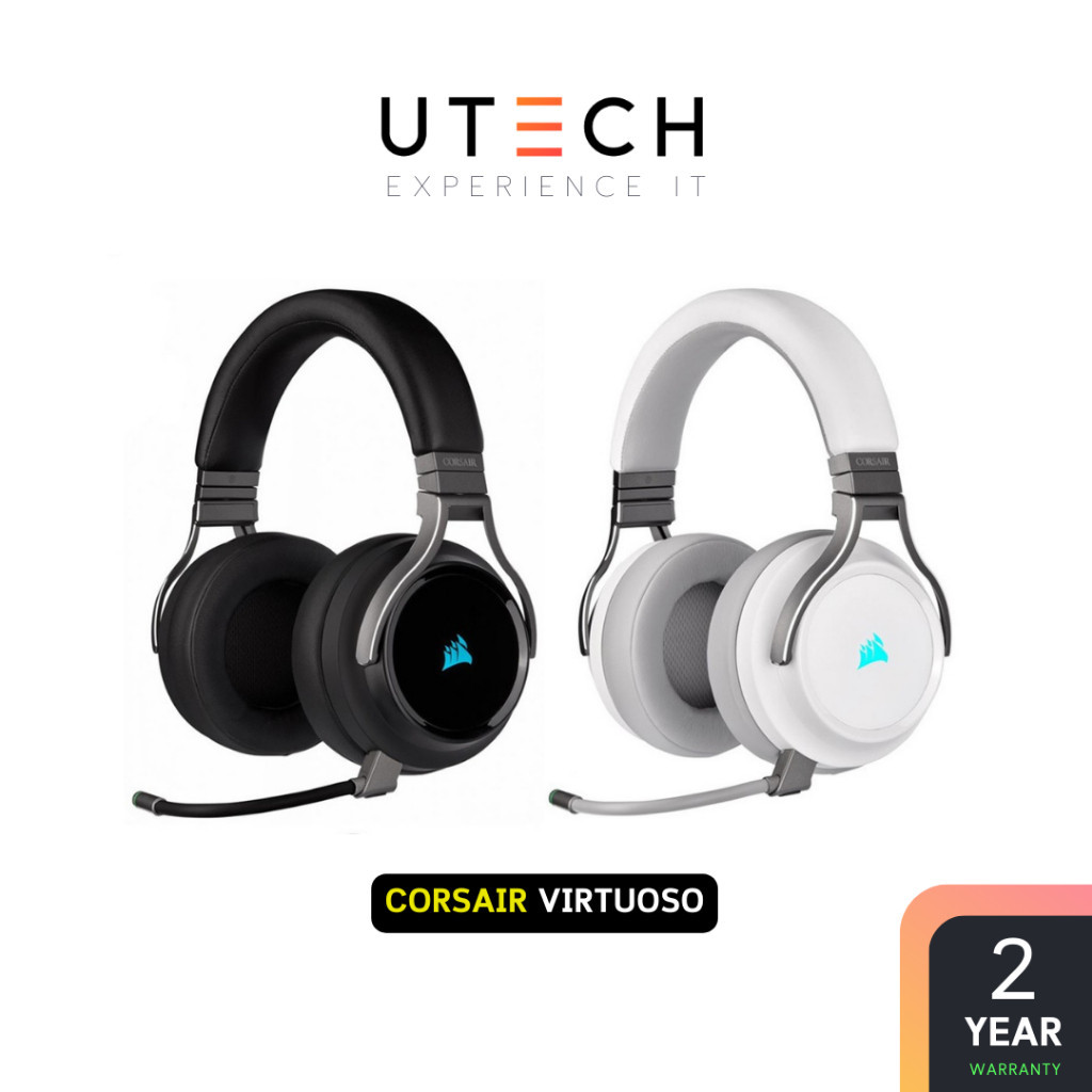 หูฟัง CORSAIR VIRTUOSO RGB WIRELESS Headset by UTECH