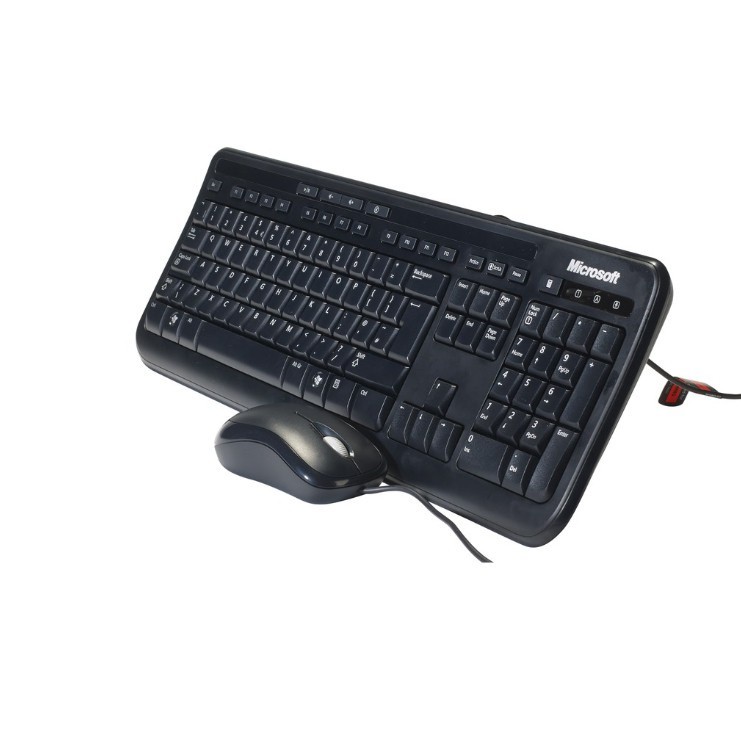 MICROSOFT KEYBOARD & MOUSE (คีย์บอร์ดและเม้าส์) DESKTOP 600 [APB-00021]