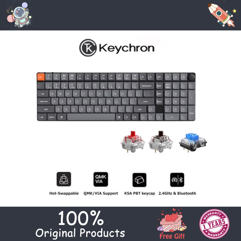 Keychron K17Max Tri-Mode Bluetooth Low Profile Keyboard