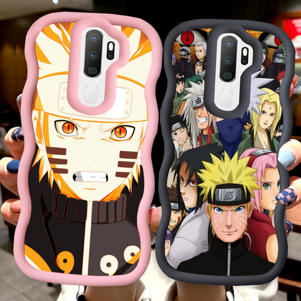 MERAH Z-57 Uzumaki Naruto Red Black Pink Casing สําหรับ OPPO A9 F11 A5 2020