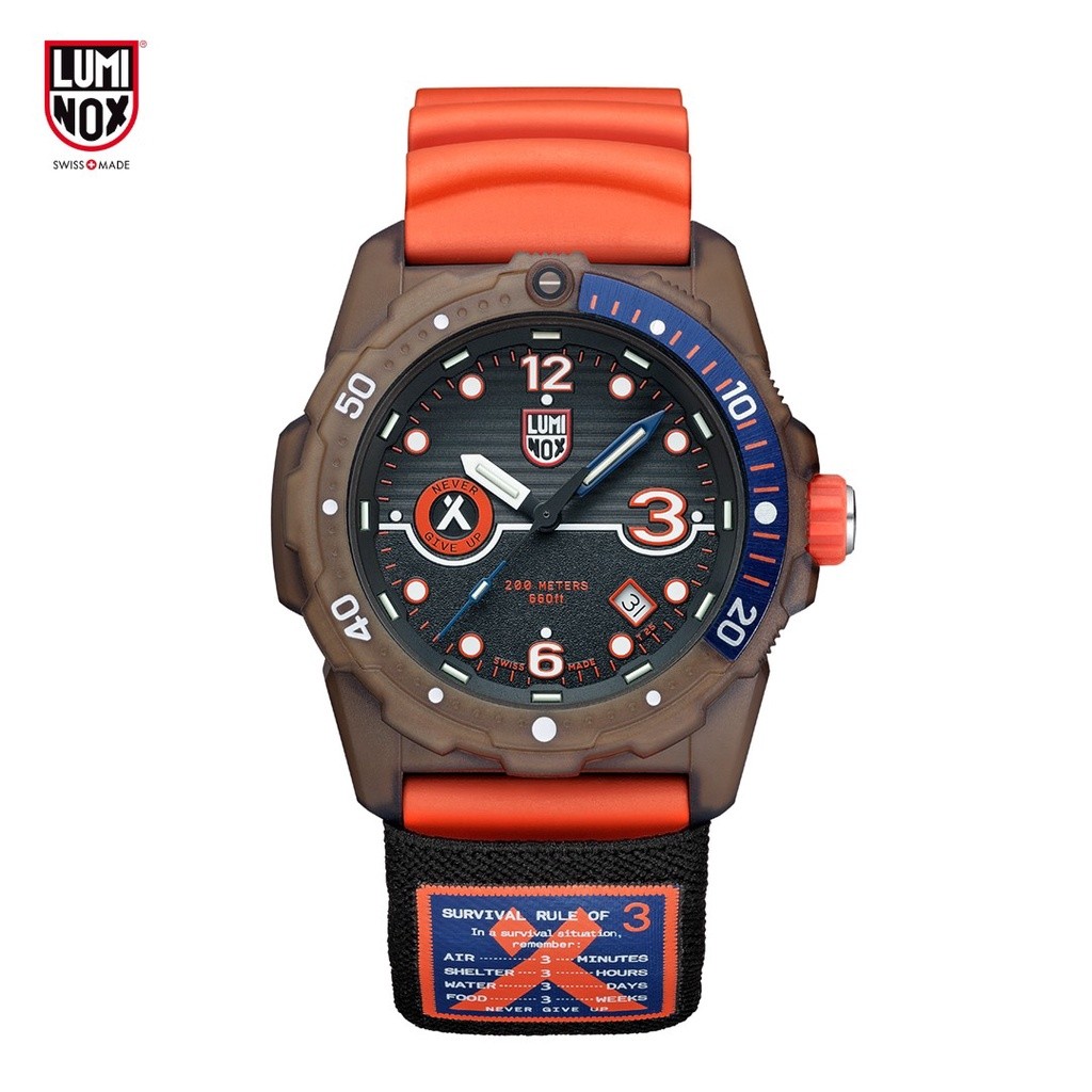 Luminox นาฬิกาข้อมือ BEAR GRYLLS SURVIVAL RULE OF 3 X TIDE 3720 SERIES รุ่น XB.3729.ECO