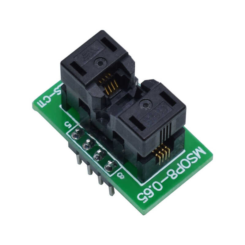 ❤ WAVGAT Msop8 ถึง Dip8 MCU ทดสอบ IC ซ็อกเก็ตโปรแกรมเมอร์ซ็อก