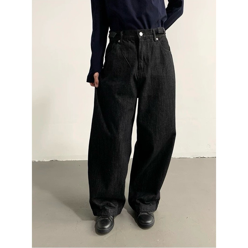 PAPA.XQ ANDREW JEANS(NEW! กางเกงยีนส์ทรงขากระบอก Beggy jeans สินค้าพร้อมส่ง)