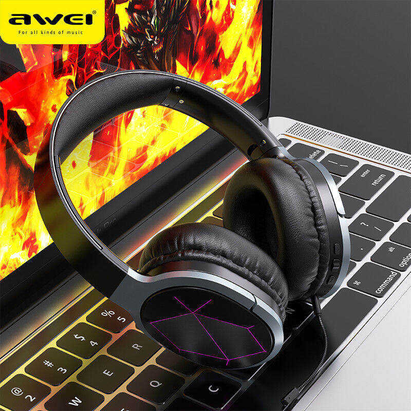 ❤ Awei A799bl Wireless Gaming ชุดหูฟังบลูทูธเกมเพลงหูฟังแบบพับ