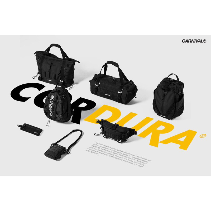 CARNIVAL® Cordura 2.0 "Day and Night Pack" Collection   UTILITY SLING BAG (W 4 x D 15 cm x H 20 CM)