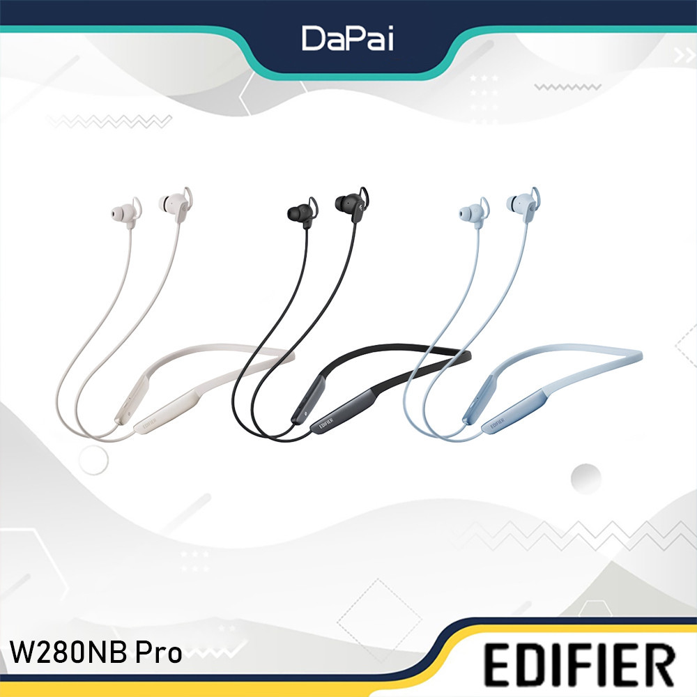 Edifier W280NB Pro หูฟังบลูทูธไร้สายคอแขวนลดเสียงรบกวนแบบแอคทีฟในหู