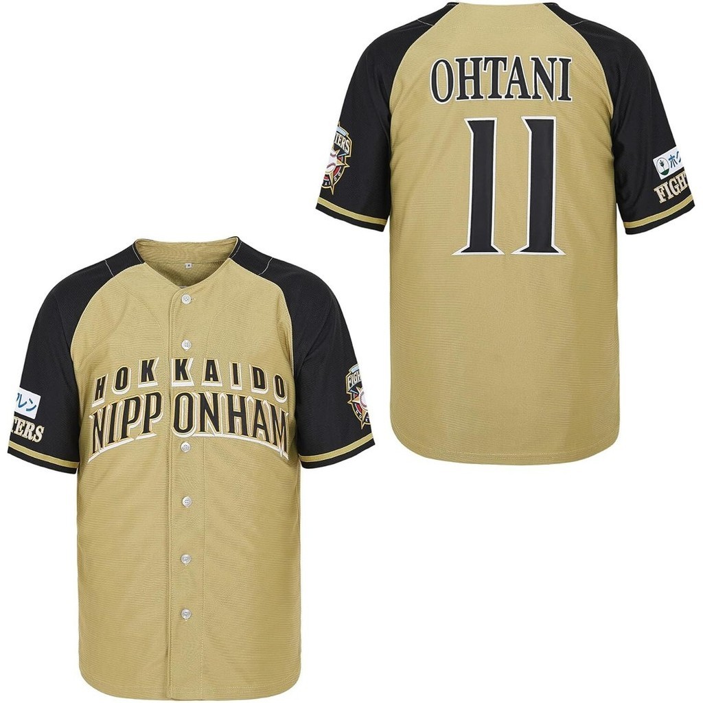 Mens Hokkaido Nippon-Ham 11 Ohtani Fighters Summer Baseball Jersey Stitching