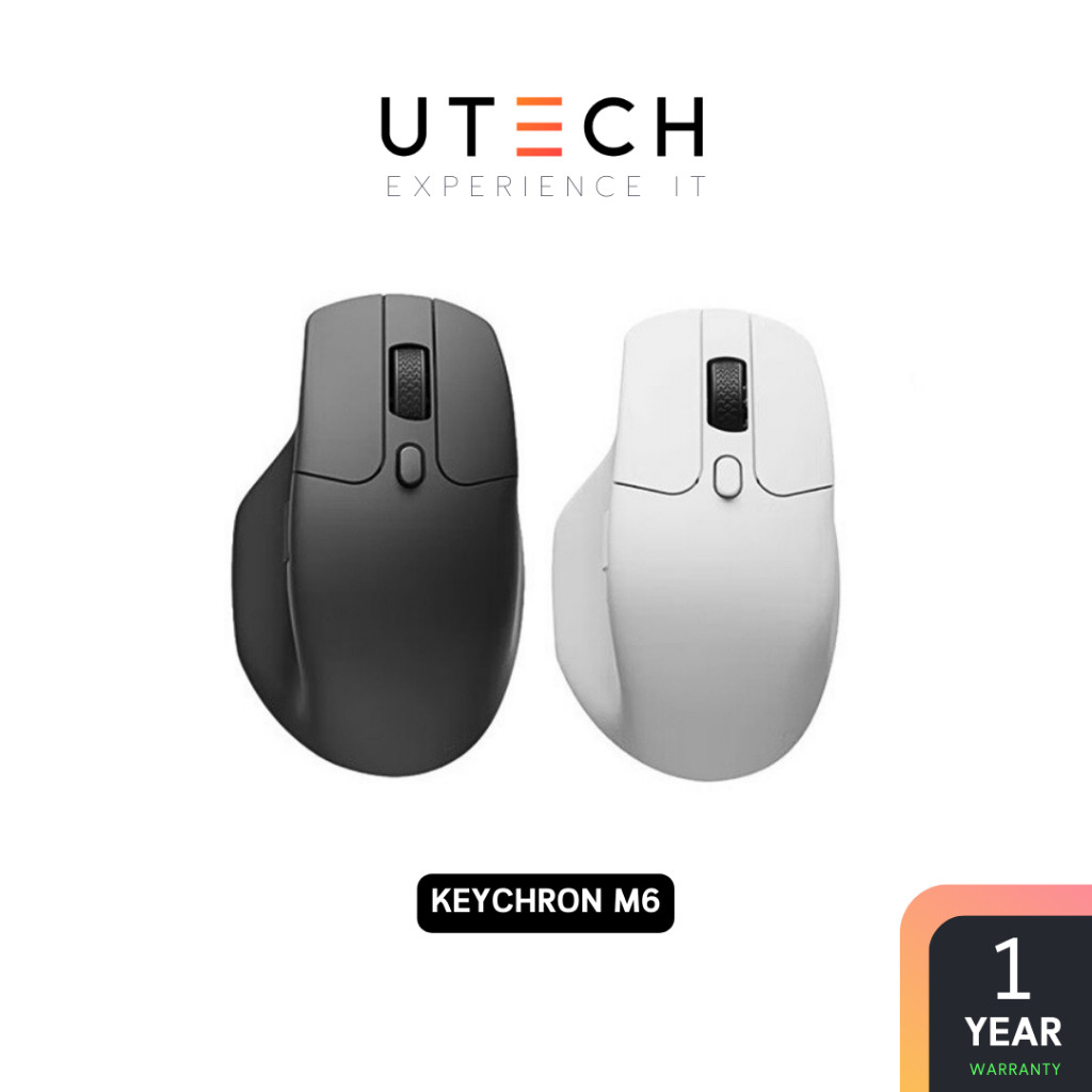 เมาส์ Keychron M6 Wireless Mouse เมาส์ไร้สาย Ergonomic by UTECH