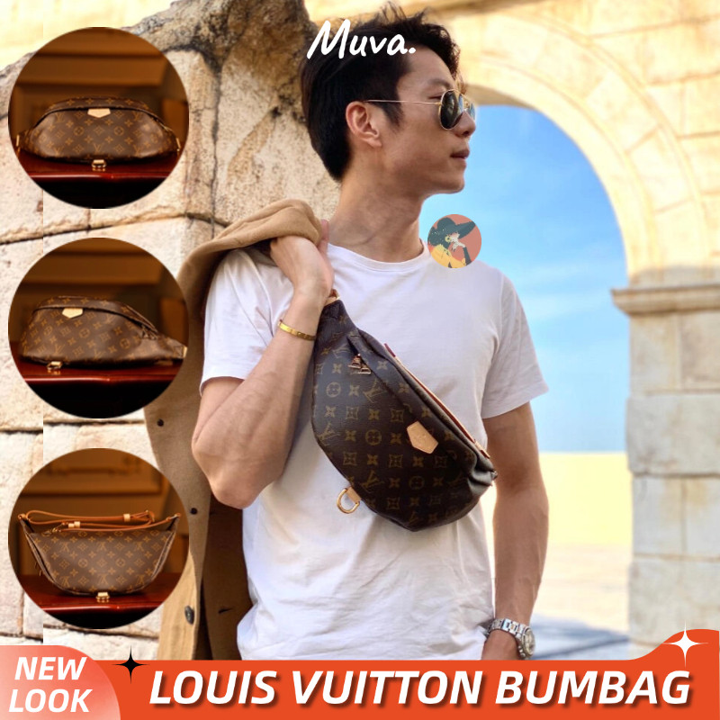 หลุยส์วิตตองLouis Vuitton BUMBAG Discovery Fanny pack LV กระเป๋าคาดเอว/กระเป๋าคาดอก