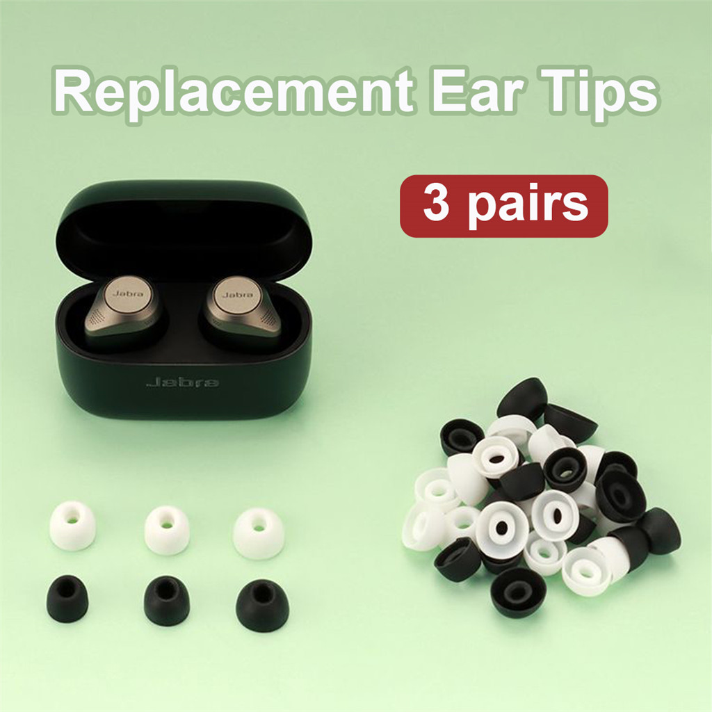 สําหรับ Jabra Evolve2 Buds / ELite 2 / 3 / 4 Active / 5 / 7 / 7 Pro / 7 Active / 85T ซิลิโคนเปลี่ยนเ