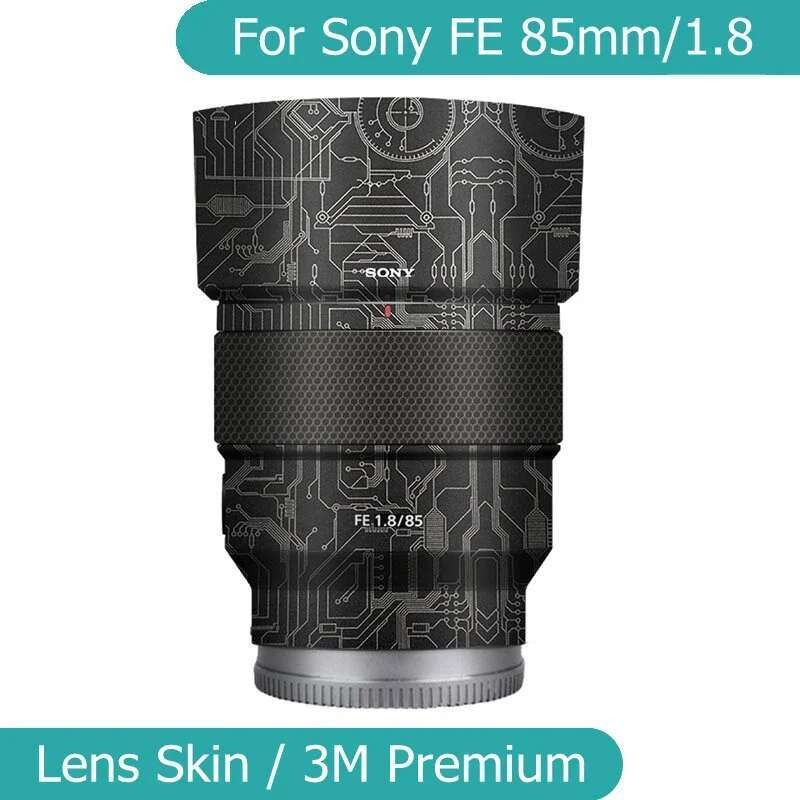 สําหรับ Sony FE 85 มม.F1.8 SEL85F18 เลนส์กล้องสติกเกอร์ Coat Wrap ฟิล์มป้องกันรูปลอกผิว FE85 FE85 มม