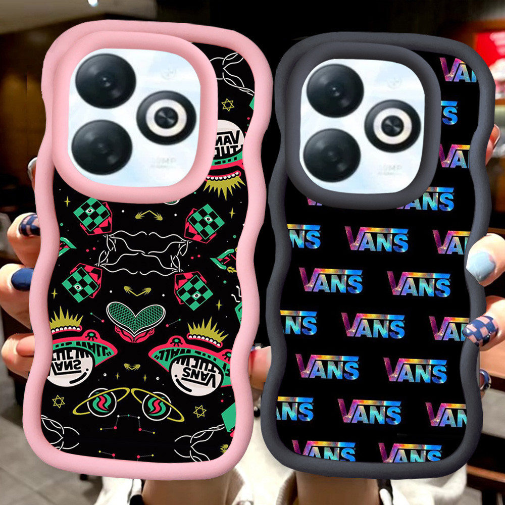 MERAH Z-54 V-vans Red Black Pink Casing สําหรับ Infinix ITEL P55 Smart 8 Pro Plus