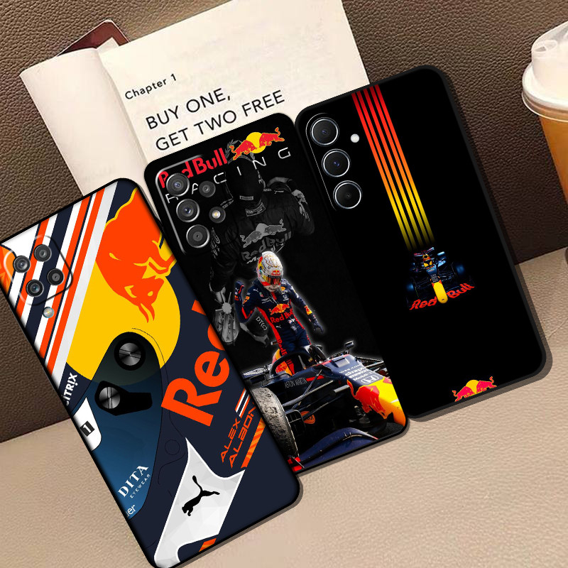 SAMSUNG สําหรับSamsung Galaxy S6 S7 S8 S9 S10 S10E S20 Lite S21 S23 S24 FE Plus Ultra redbull f1 เคส