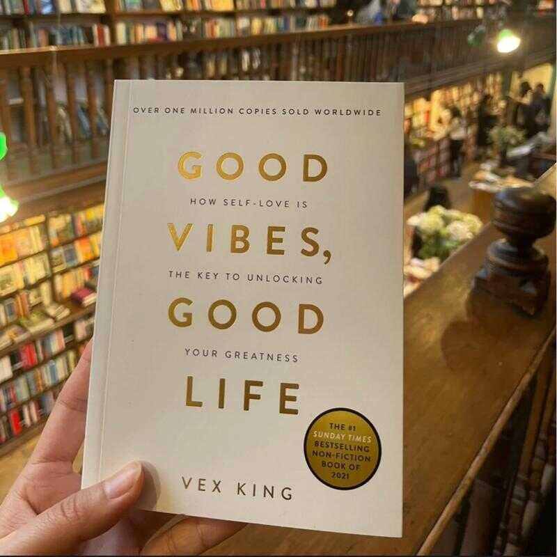 【หนังสือภาษาอังกฤษ】 พร้อมส่งในไทย Good Vibes, Life By Vex King English Book หนังสือพัฒนาตนเอง