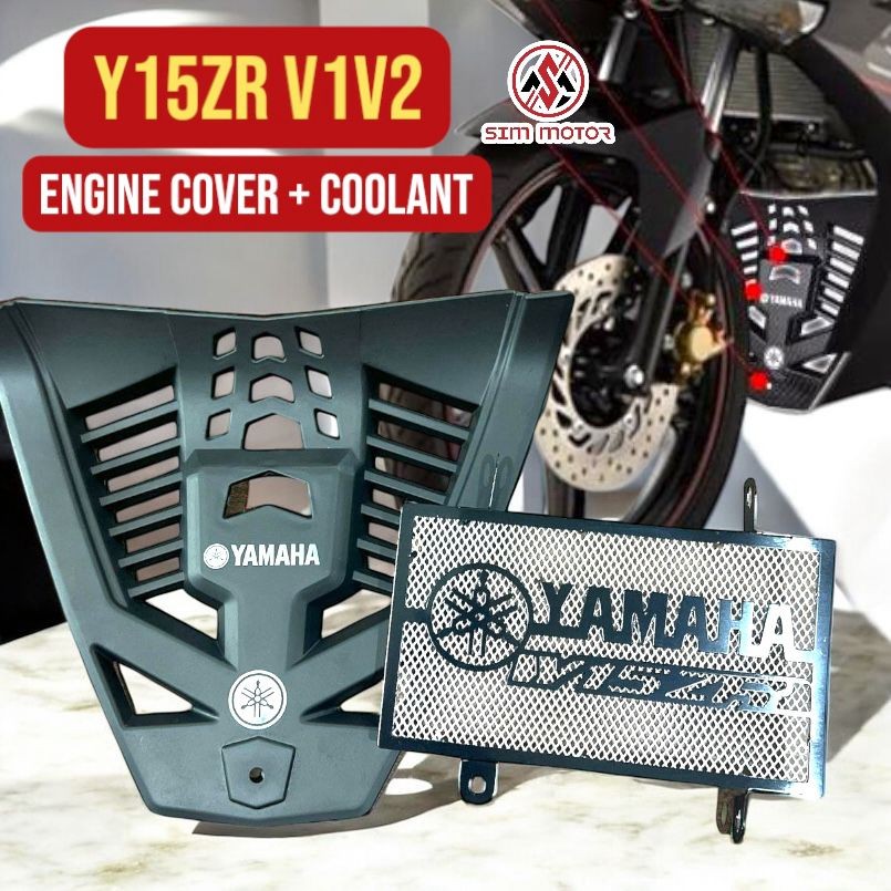 Y15ZR V1 V2 ฝาครอบเครื่องยนต์ Protector Coolant หม้อน้ําสุทธิ NET COOLANT TANK PROTECTOR Y15Z YSUKU 