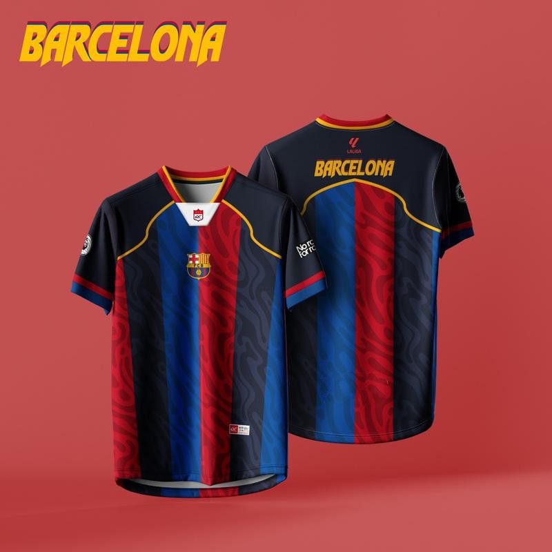 [ฟรี CUSTOM ][READY STOCK] CLUB BARCELONA UXFACTORY JERSEY SUBLIMATION