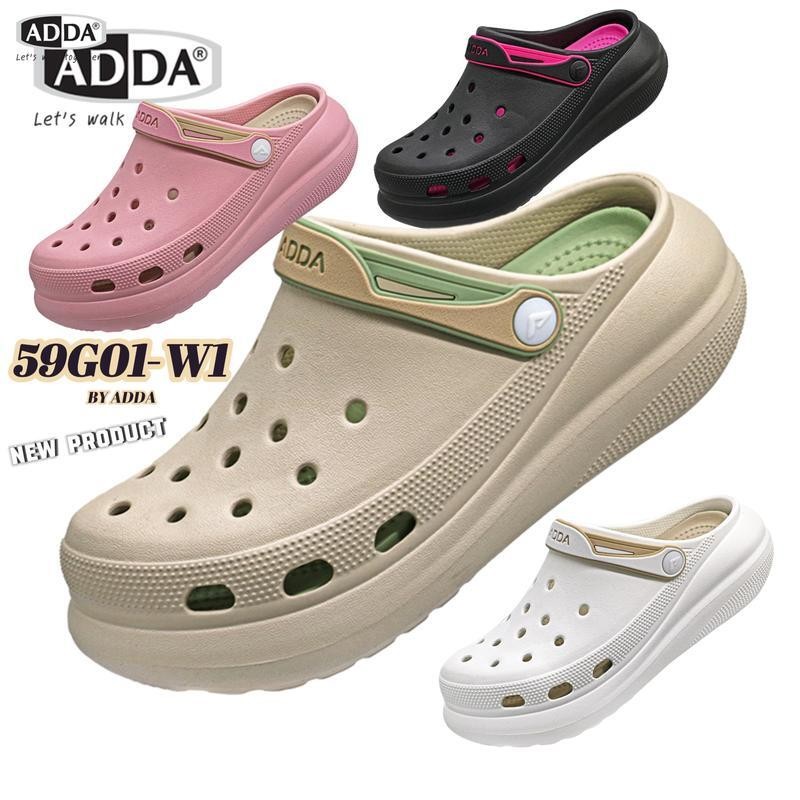 ADDA รุ่น 59G01-W1 SIZE (4-7) สำหรับหญิง ป้องกันเท้าอักเสบ มีสายรัดหลังเพิ