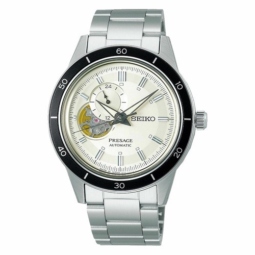 SEIKO Presage Style 60s Series Automatic Open Heart Men Watch WARRANTY SSA423J,SSA423J1