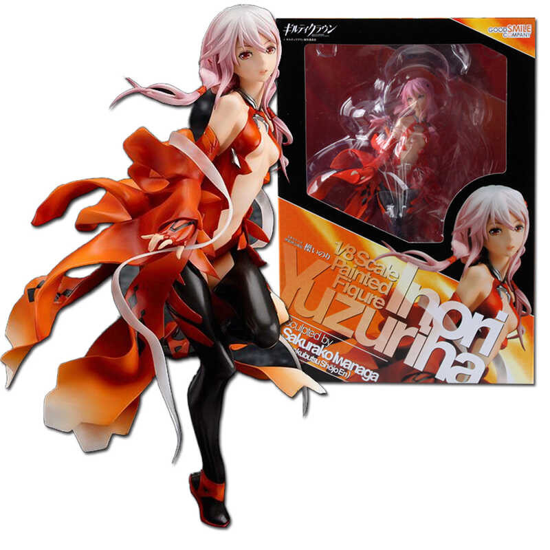 ◆ 17Cm New Guilty Crown Yuzuriha Inori Japanese Sexy Anime Figure Girl Pvc Statue Model Doll Co