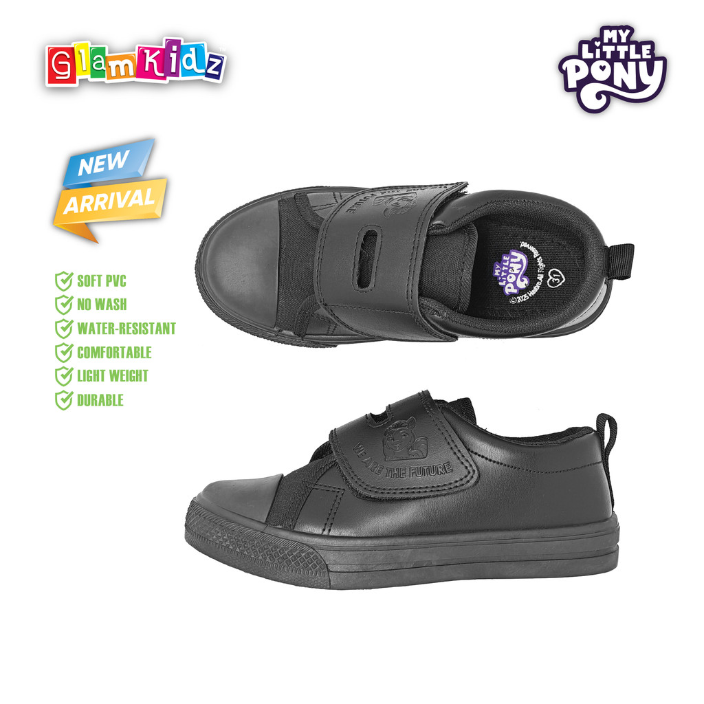 My Little Pony Black School Shoes / Kasut Hitam Sekolah My Little Pony 3-1203 3-1190