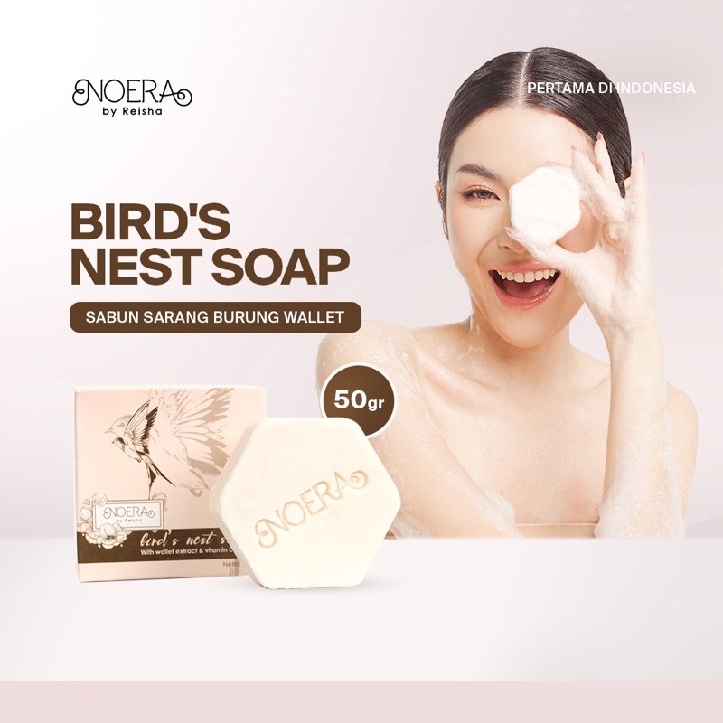 ในสต็อก สบู่ Noera Birds Nest | Birds Nest Extract Soap Wallet Noera BPOM Soap