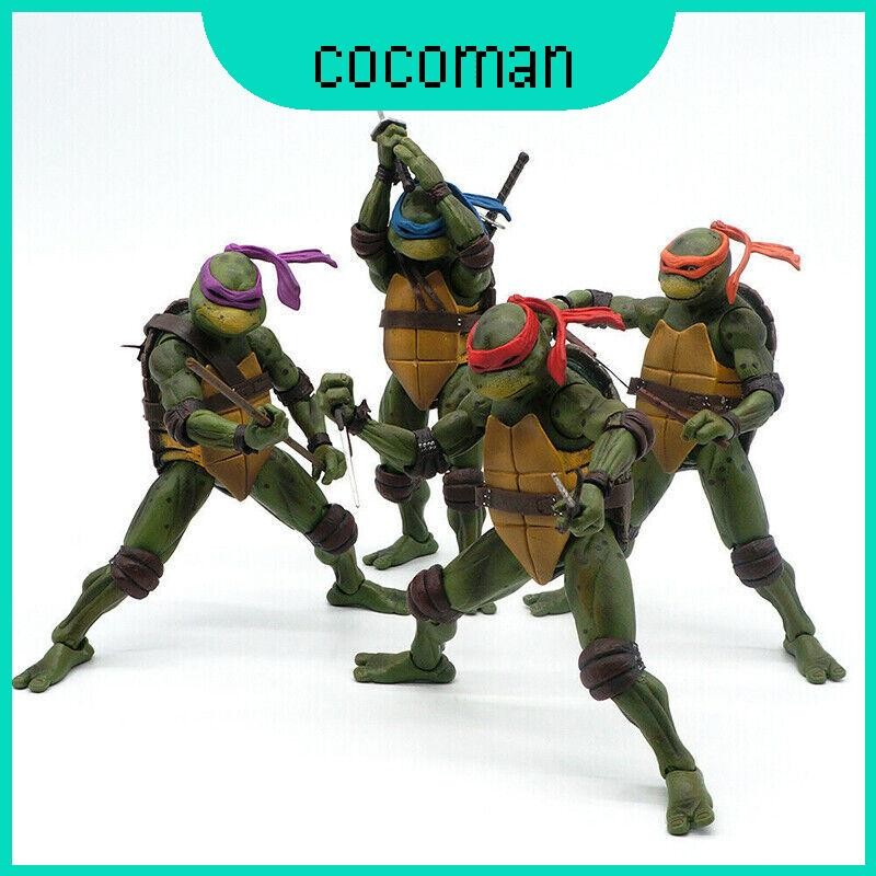 Collectible 7 "Neca Tmnt Ninja Turtles Action Model Figures ของเล่น