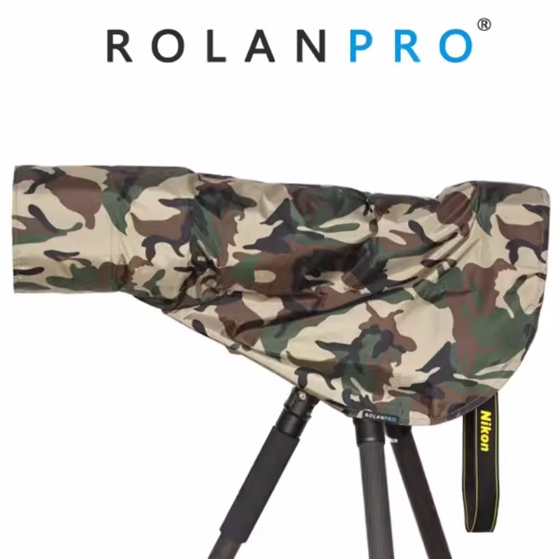 สไตล์ที่กําหนดเอง ROLANPRO Rain Cover เสื้อกันฝน XS สําหรับ Canon RF 100-500 มม./EF100-400 มม./Sony 