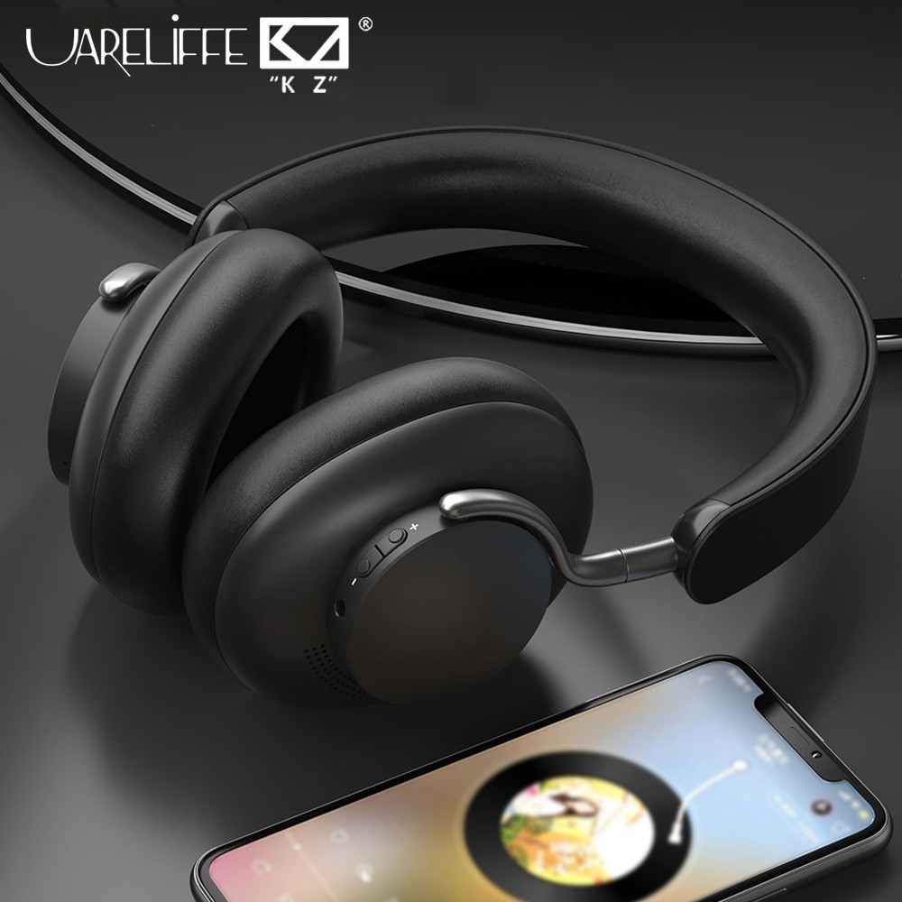 Uareliffe KZ H10 หูฟังไร้สาย True Bluetooth5.0 Hybrid Active Noice Reduction ชุดหูฟัง 40 มม.ลําโพงแ