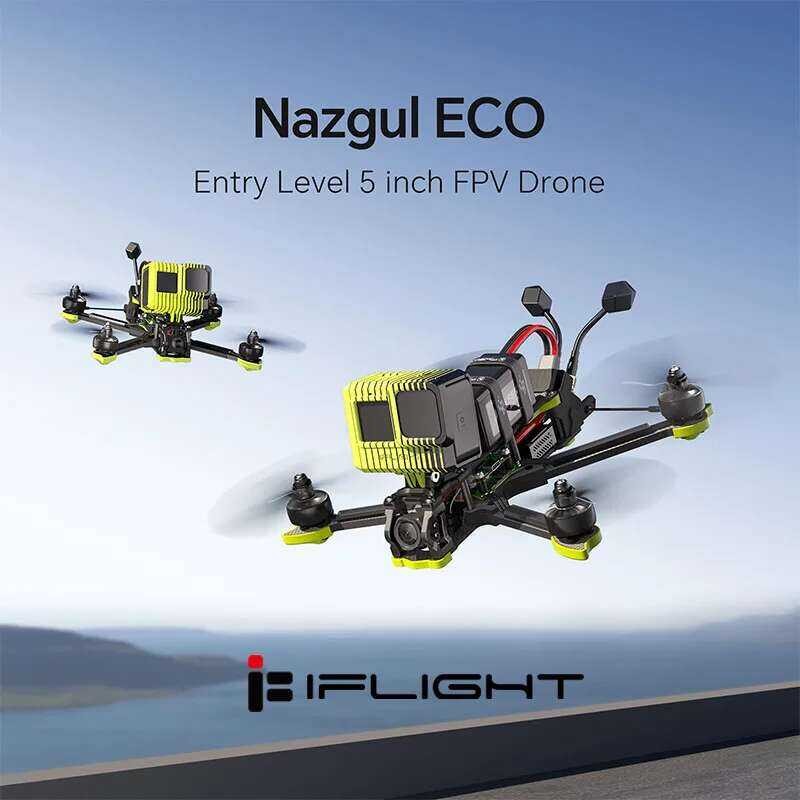 ▥ Iflight Nazgul Xl5 ECO จำลอง 6S จมูก BNF กับ 5.8G 1.6W VTXAtf435 E55s