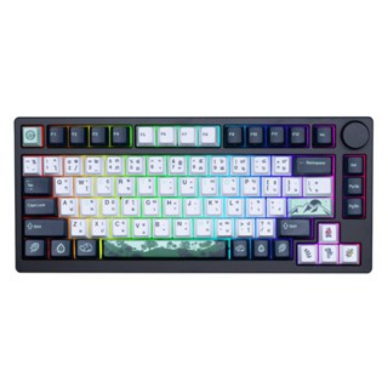 SARU GAMING KEYBOARD KX77 BLACK คีย์บอร์ด