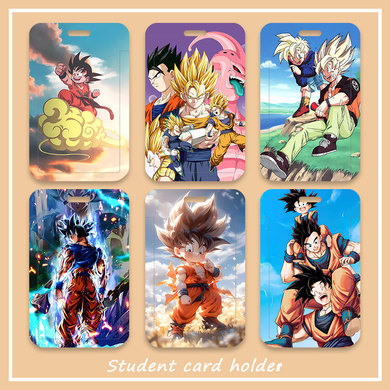 คลาสสิกอะนิเมะดราก้อนบอลรูปผู้ถือบัตรปกป้องกรณีการ์ตูนลูกชายคุธุรกิจบัตรเครดิตทํางาน รหัส โรงเรียนบัตรปก