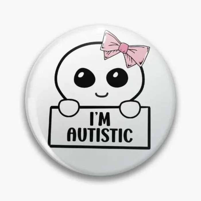 I Am Autistic Tbh ออทิสติก Creature Soft ปุ่ม Pin น่ารักการ์ตูนเข็มกลัดแฟชั่นคอหมวก Lapel Pin ตลกเสื