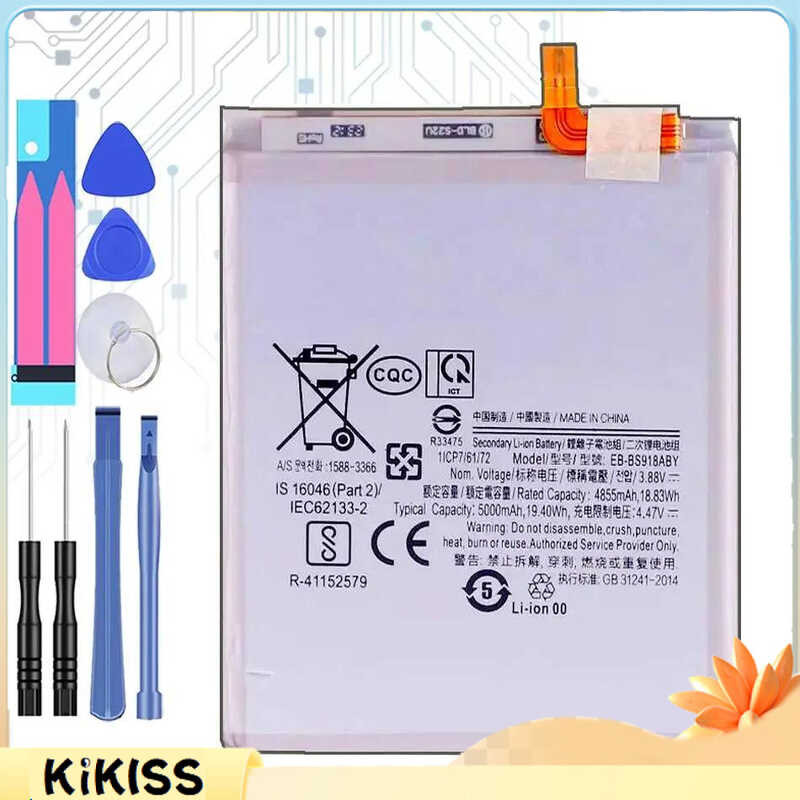 เปลี่ยนแบตเตอรี่ For Samsung Galaxy S23 Ultra S23Ultra SM-S918 5G SM-S918U/N/DS EB-BS918ABY 5000mAh