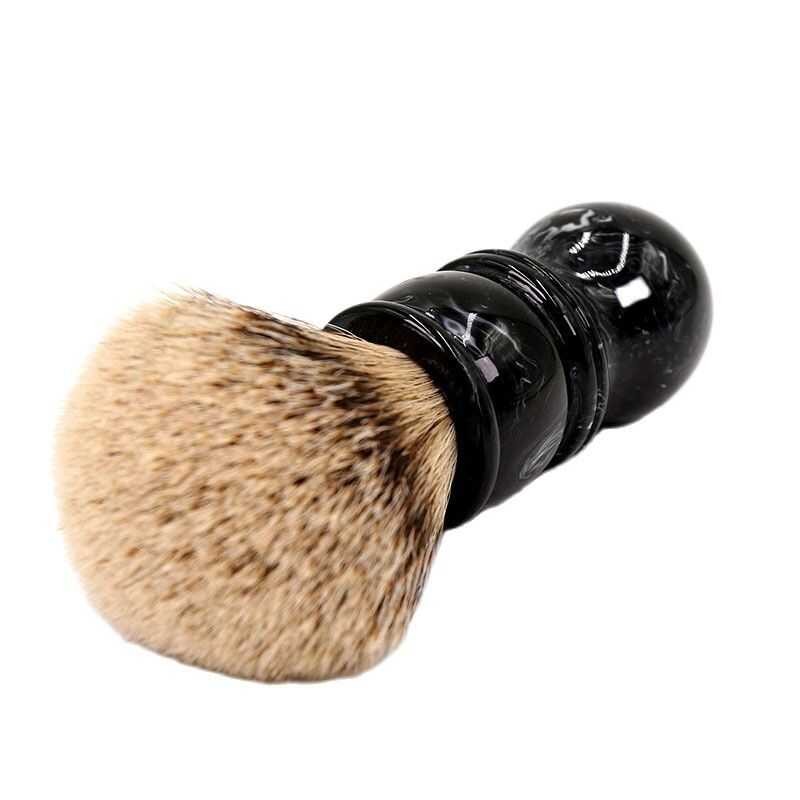 ▣ Yaqi 24Mm Mens Shaving Brush Siertip Badger Hair Beard Cleaning Appliance Shave Tool