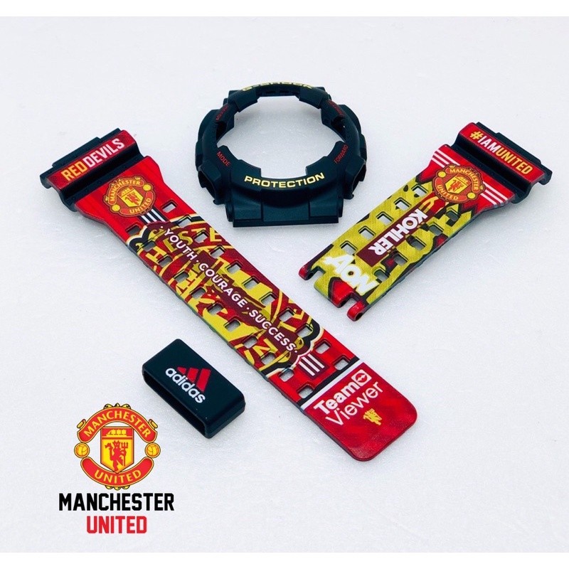 กรอบสาย G-SHOCK  Manchester United ทำจากกรอบสายแท้ ใส่ได้กับรุ่น GA-100 ,GA-110 ,GA-120 ,GAX-100 ,G
