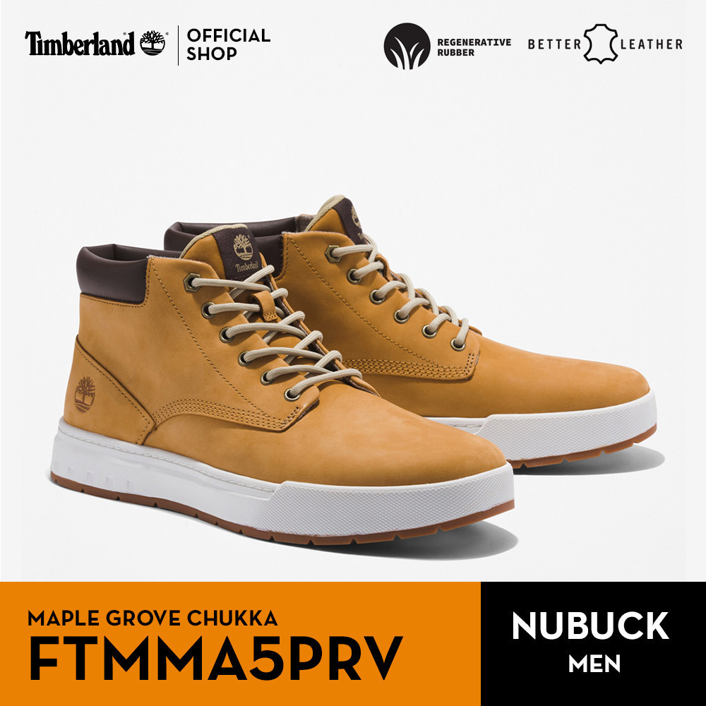 Timberland Men's Maple Grove Leather Chukka รองเท้าผู้ชาย (FTMMA5PRV)