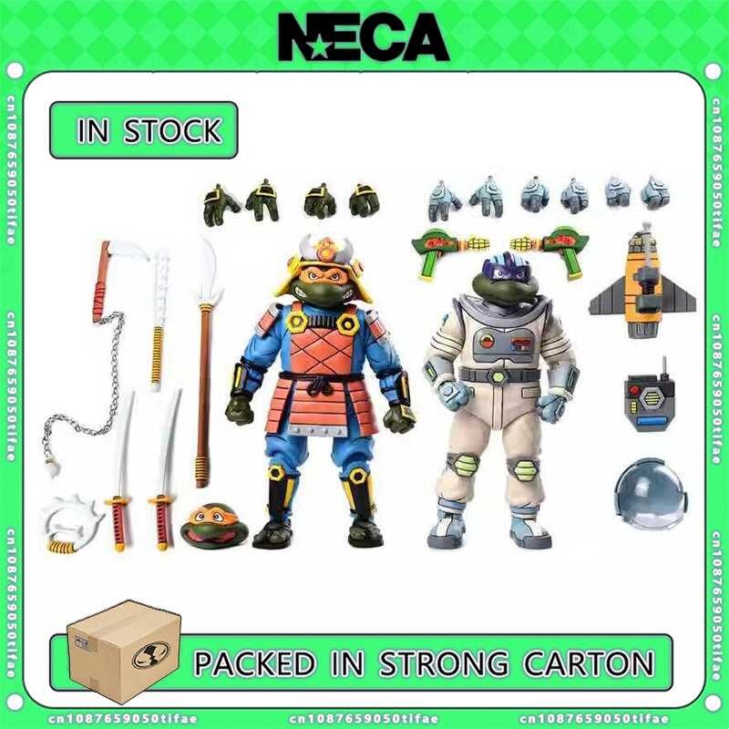◆ NECA ของเล่น TMNT ซามูไรผจญภัย Michelangelo และพื้นที่ผจญภั