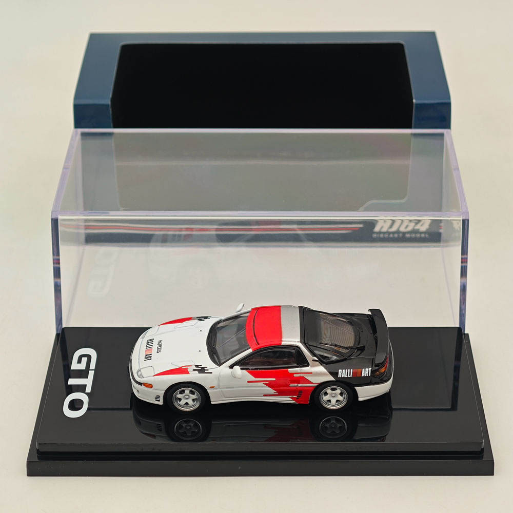 Hobby Japan 1/64 สําหรับ GTO TWIN TURBO RALLIART สีขาว HJ641065CRA รถโมเดลDiecast Limited Collection