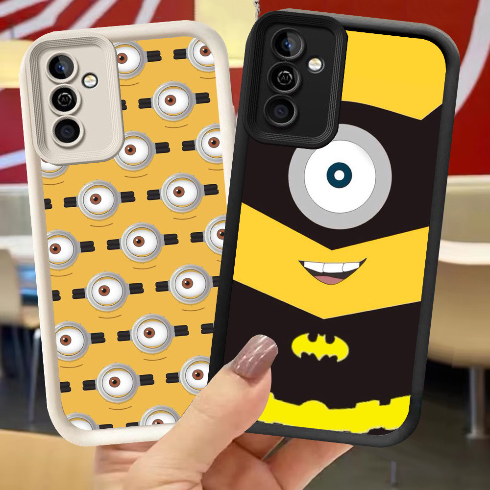 XI45 เคส Little Minions สําหรับ Samsung Galaxy A36 A56 S25 Ultra A26 5G สีดําสีขาว