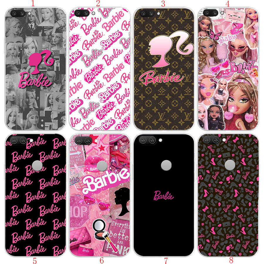 Realme 5 5i 5s 6 C2 C11 C12 C35 5 Pro 6 Pro 6i 7i Q3 8 5G 8S W1 อะนิเมะ 1Barbieเคสโทรศัพท์โปร่งใสนุ่