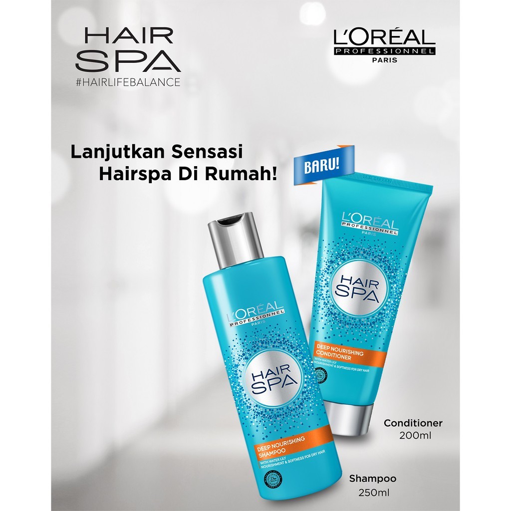 ในสต็อก Loreal Shampoo/conditioner hair spa DX/Nourishing 200ml