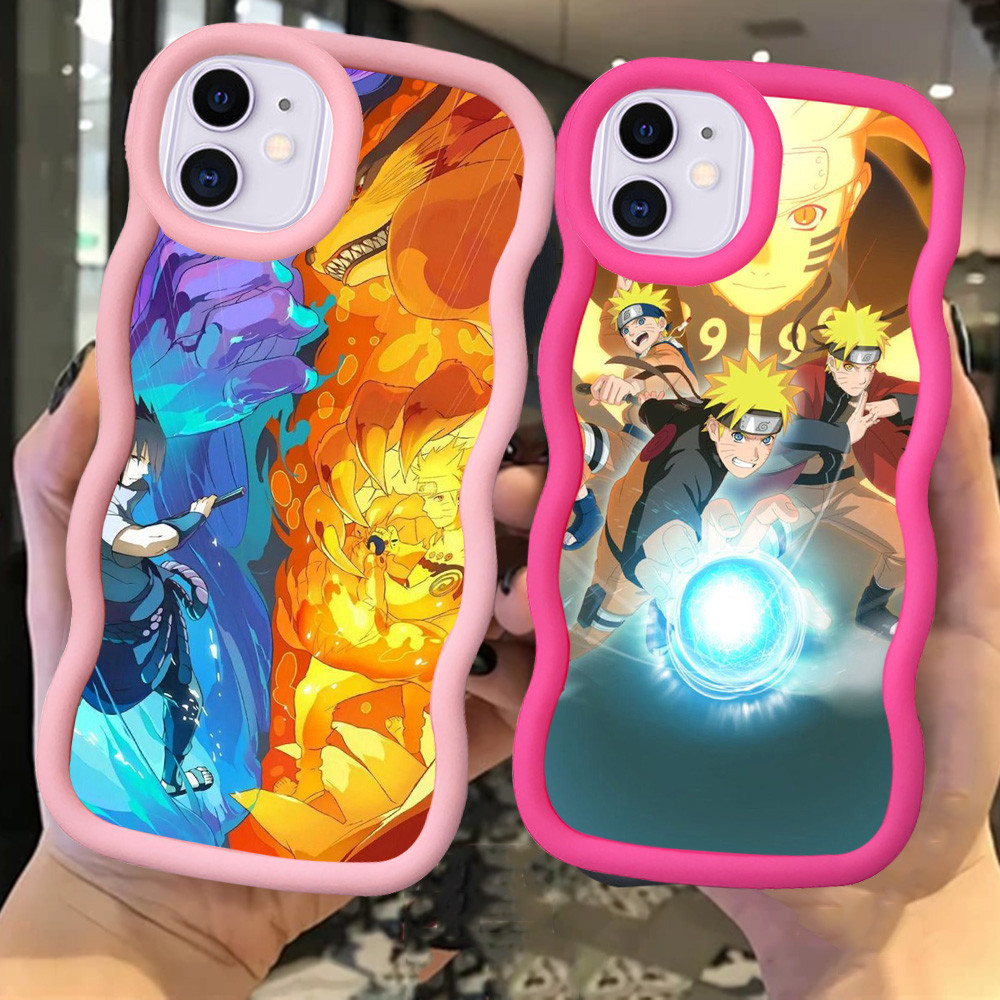 MERAH Z-20 Naruto Uchiha Itachi Red Black Pink Case สําหรับ iPhone Xs 12 11 X Max